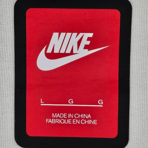 NIKE TECH CAPE HOODIE JACKET WOMAN'S SIZE LARGE, WHITE, OVERSIZED WINDRUNNER - Picture 7 of 16